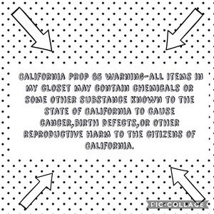 California prop 65 warning
